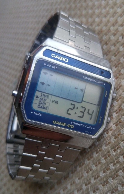 CASIO GAME-20 デジタル腕時計 Casio GM-20 GAME-20 Digital Watch