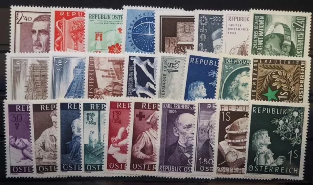 oesterreich, kleines Lot mit postfrischen Werten, siehe Scan, ME 175,-