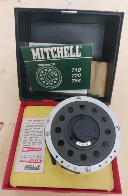 Moulinet mouche ancien Mitchell 720 + bobine - Sport & Plein air