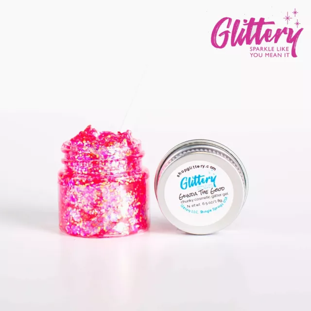 Glinda the Good -Glittery - Chunky Glitter Gel | Festival Glitter| .65oz