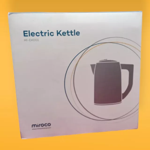 Miroco, Kitchen, Nib Miroco Stainless Steel Electric Kettle