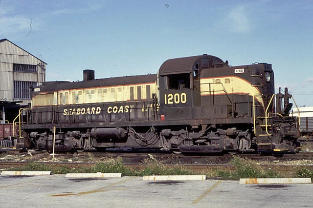 SCL Seaboard Coast Line RS3 1200 in 1968 Original 35mm Slide