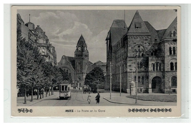 57 Metz La Poste Et La Gare