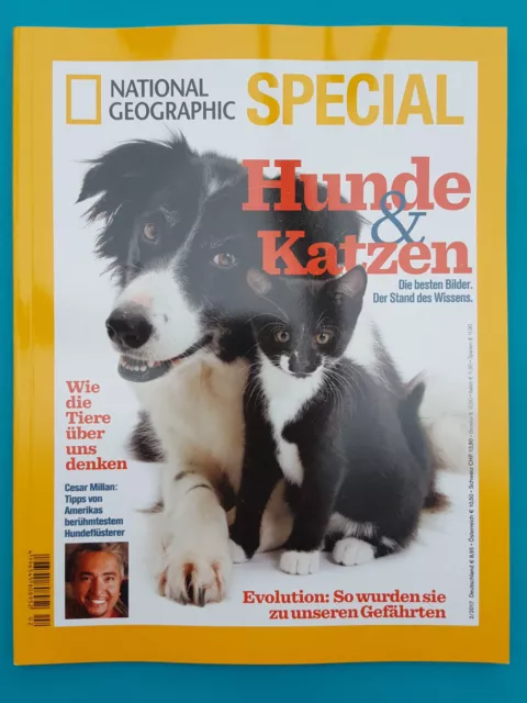 NATIONAL GEOGRAPHIC Special Hunde & Katzen  2/2017 ungelesen 1A absolut TOP