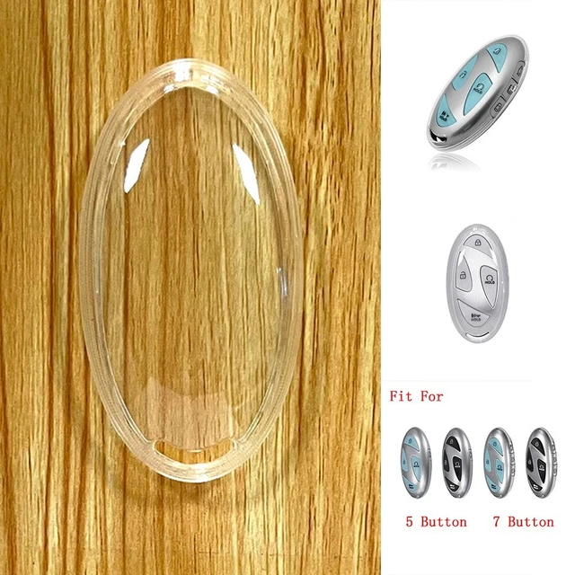Transparent Car Key Fob Cover for Hyundai Grand Prix GN7 Guaranteed Safety