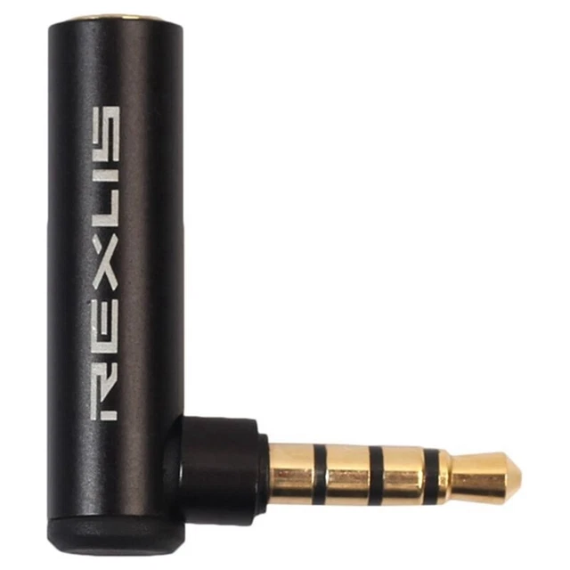 2X Degree Right Angled Adapter Audio Microphone Jack Stereo Plug Connector M9P8)