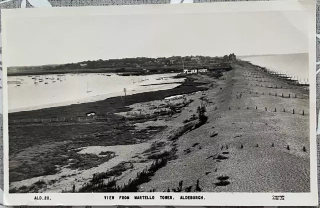 Aldenburgh View From Martello Tower 1961 Frith #Ald 20 Real Photo Postcard