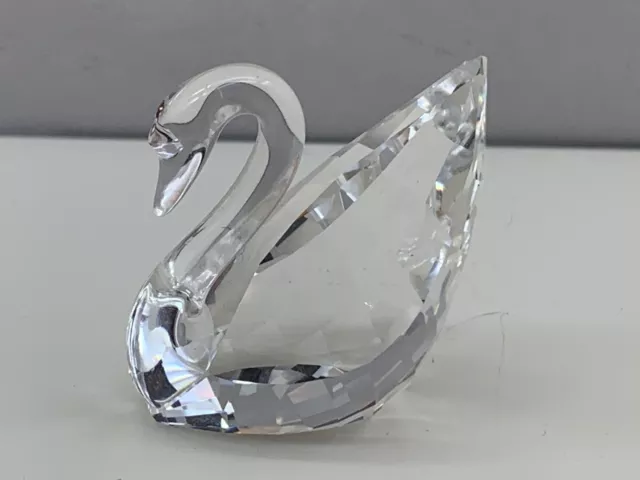 Swarovski Figurine Cristal Cygne 3,5 Cm. en Parfaite Condition