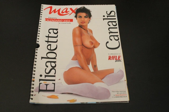 Calendario Max Anno 2003  Con  Elisabetta Canali