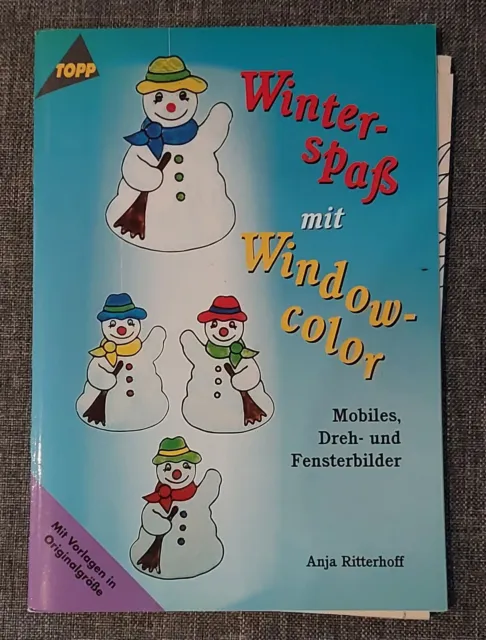 Malvorlagen Windowcolor Winter-Spaß