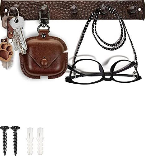 Decorative Wall Mounted Cast Iron Key Holder with 5 Hooks