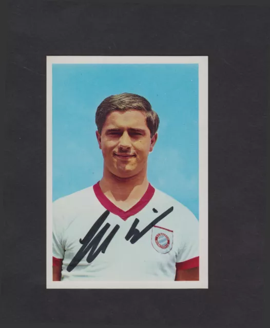 1966 Bergmann Automaten Bilder Gerd Müller RC Rookie Autogramm signiert