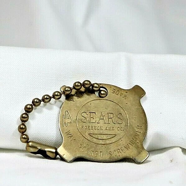 VINTAGE SEARS ROEBUCK & Co. Craftsman 4 Way Pocket Screwdriver Keychain Made USA £4.16 PicClick UK