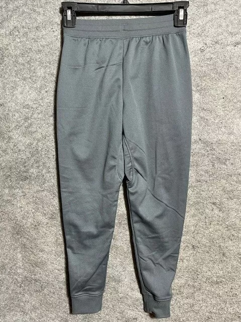 Under Armour Pennant Tapered Pants Youth XS Loose Ribbed Drawstring Gray 2