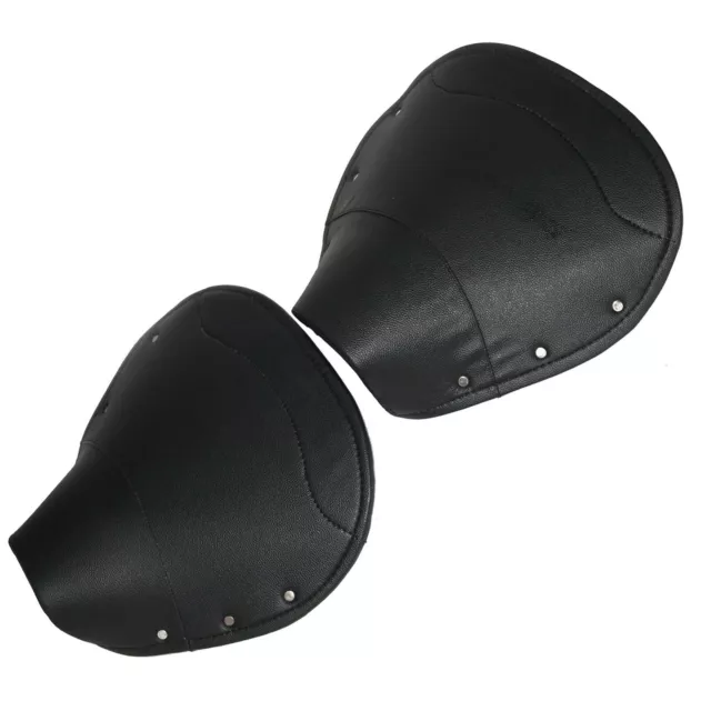 Front & Rear Saddle Seat Cover Set Black Lambretta Li Series 1 2 3 Scooters  ECs