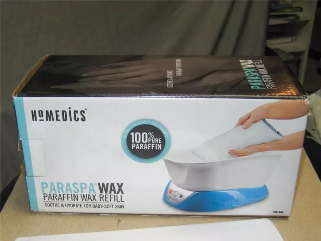 Homedics Paraspa Paraffin Wax Refill - 2 lb Wax + 20 Plastic Liners - NIB