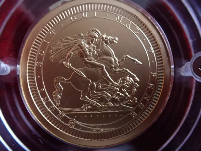 2024 Great Engravers  Pistrucci  St George and the Dragon   2oz Gold Proof Coin