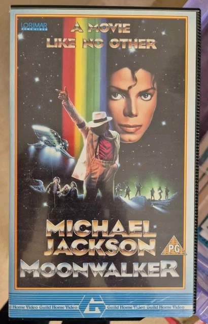 MICHAEL JACKSON - Moonwalker Vhs - Classic 80S Movie - Guild Home Video ...