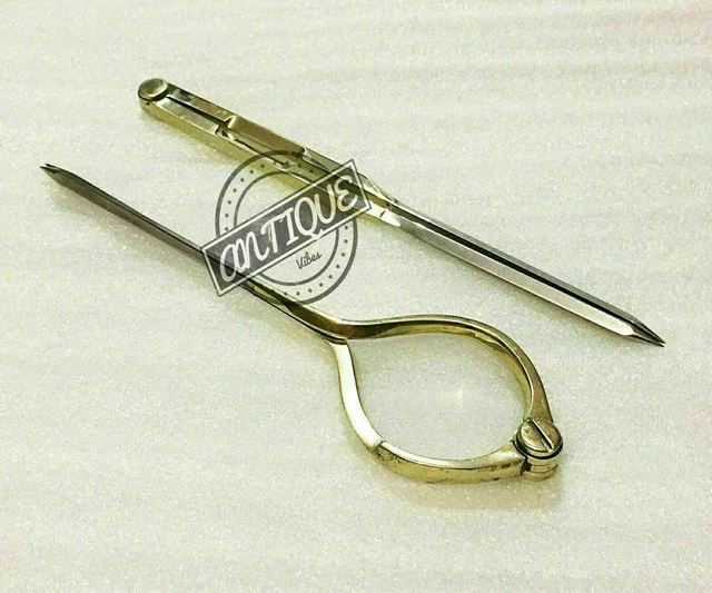 Bussola Solare In Ottone Massiccio: Regalo Nautico In Stile Antico - Italia - Foto 7