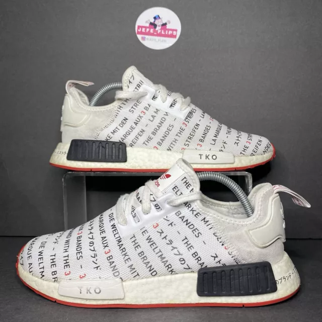 ADIDAS NMD R1 PASSPORT Pack Tokyo Overprint WH BK RD TKO EG6362 Men s Size 8.5 80.00 PicClick