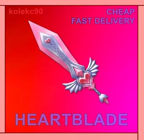 IDHAU on X: Check out the Heartblade I made for Murder Mystery 2