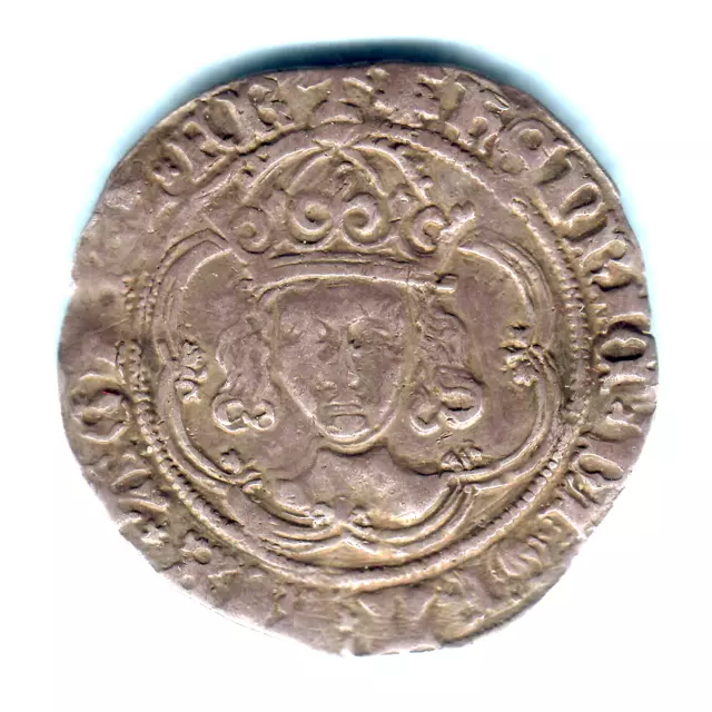 Great Britain. (1499-1502) Henry VII - Groat.. MM-Anchor.. London Mint.. aVF