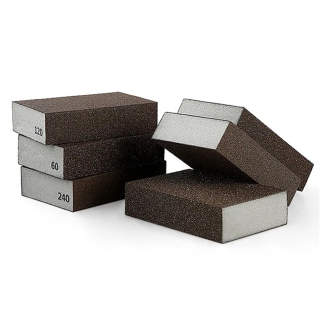 2 pzgrit 60-320# flessibile bagnato alta densità lucido fiocco da parete backpads