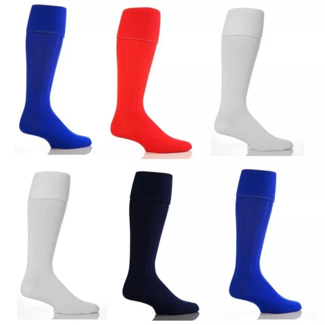 Boys Girls Children Kids Football Socks Soccer Hockey Rugby Knee High UK Made