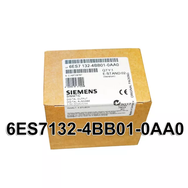 New Siemens 6ES7132-4BB01-0AA0 6ES7 132-4BB01-0AA0 DP 5 electronic modules