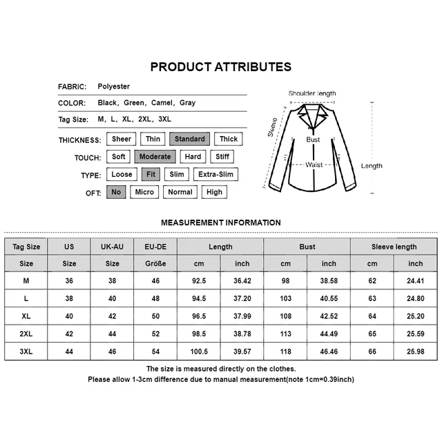 Mens Woolen Trench Coats Winter Lapel Long Jacket Blazer Fomal Outwear Overcoat 2