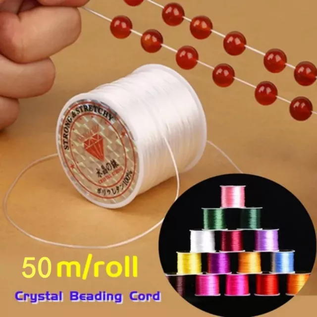 0.7mm Elastic Strong Stretch Beading Thread Line Cord Bracelet String Round DIY