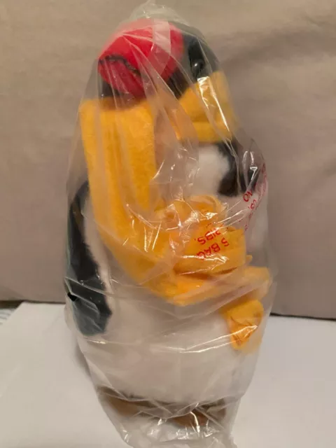 Swanson Penguin Plush Vintage Swanson Foods Plush Sealed TV Dinner Mascot