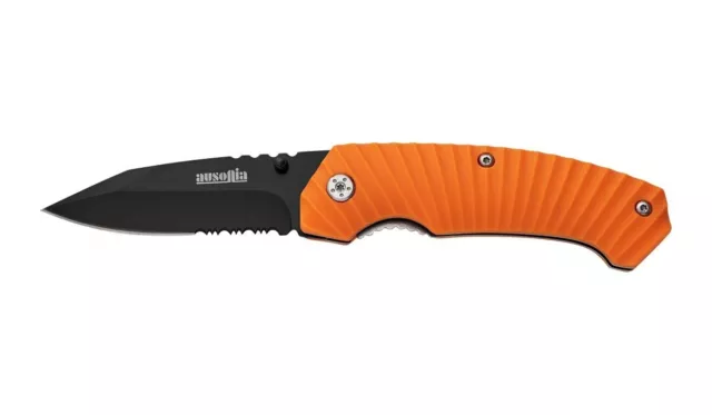 Coltello sportivo Ausonia lama acciaio inox manico in ABS cm. 22 - 26581