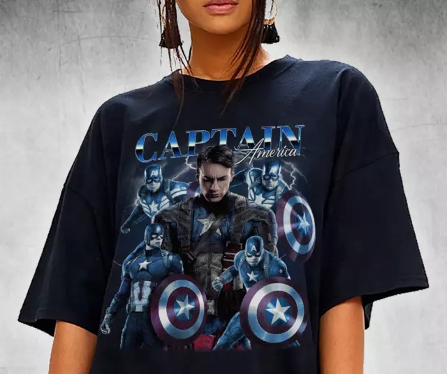 Captain America T Shirt Best Tee Shirt Vintage Marvel Tee Shirt