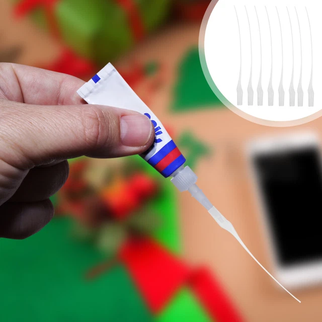 500 Pcs Fournitures D'artisanat Buse Pointes De Colle Micro Fines Applicateur