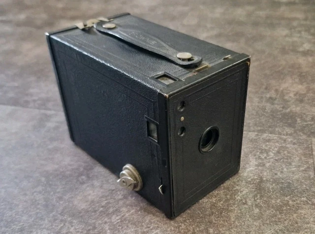 Appareil Photo Kodak Beau Brownie N°2 Art Déco – Turquoise – Fabriqué En France