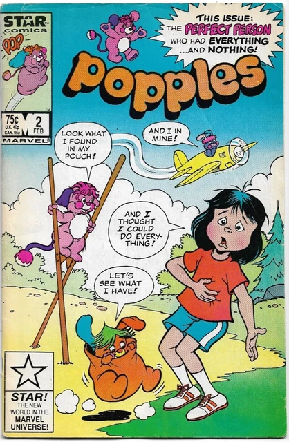 Popples#2 Fn/Vf 1986 Marvel Comics