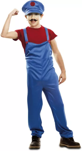 iZoeL Costume Super Mario Luigi Incluso 2X Cappello 4X Guanti