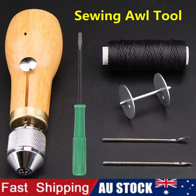 Speedy Stitcher Sewing Awl Tools Kit for Leather Sail&Canvas Heavy Repair Set AU