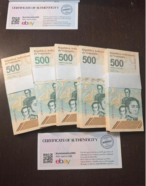 Venezuela 200 - 500 Bolivar Digital 2023 / 2024 UNC Million Venezuela 200 - 500 Bolivar Digital 2023 / 2024 UNC Million