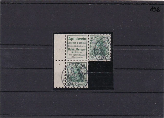 DR MiNr. W2.7 gestempelt