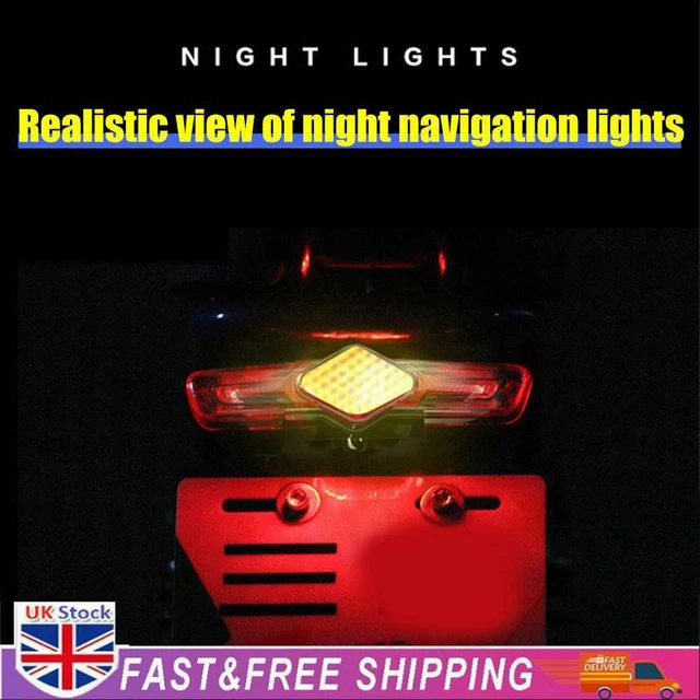 36V 48V 60V Electric Bicycle Lamp Waterproof LED E-bike Turn Signal Taillights