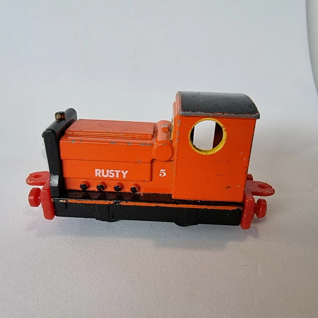 THOMAS THE TANK Engine & Friends Vintage Rusty No # 5 1996 ERTL Die ...