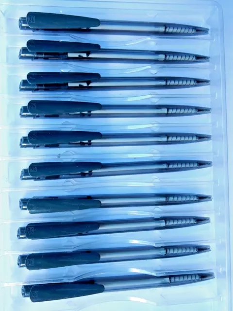 Kugelschreiber SENATOR "DART CLEAR GRAY"-neu-Schreibfarbe blau -10 Stück
