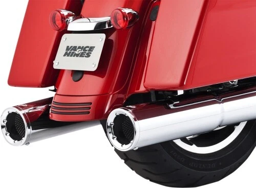 Vance &amp; Hines 16463 4-1/2in. Hi-Output Slip-Ons - Chrome Steel VH-0241