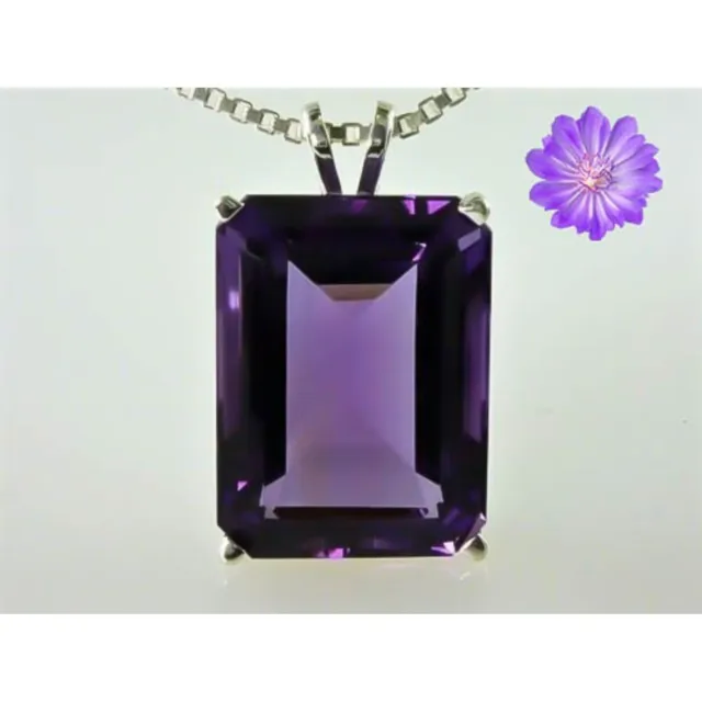 Amethyhst Gemstone 925 Silver Pendant Handmade Jewelry Pendant