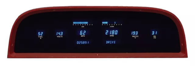 Dakota Digital Dash 1960-63 Chevy Pickup Truck Gauge System Cluster VFD3-60C-PU