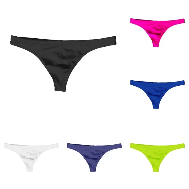 Alla Moda E Sleek Uomo Nuoto Tanga Vita Bassa Spiaggia Costume da Bagno Bikini