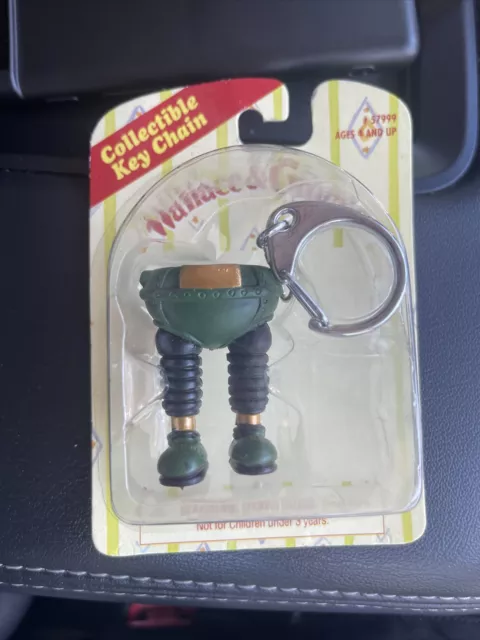 Vintage WALLACE & GROMIT Keychain 1989 NOC Collectible Figure Electronic Trouser