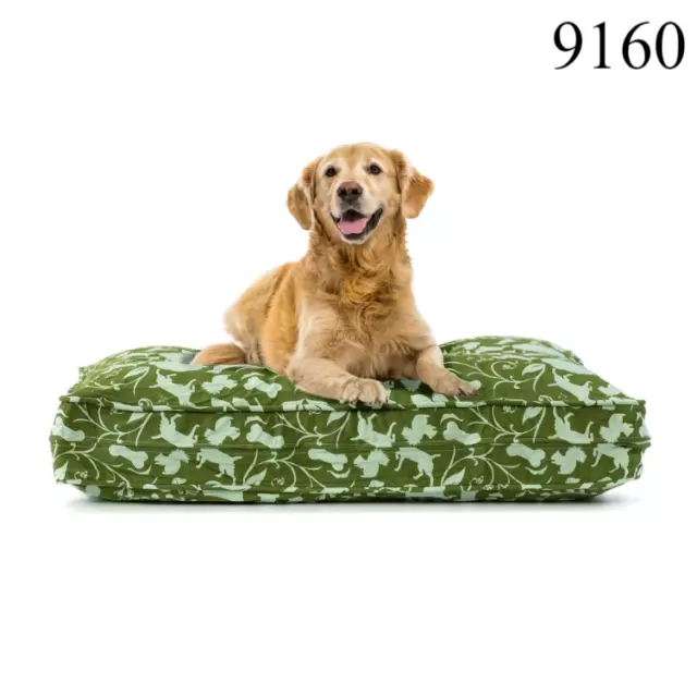 eLuxury 100% Cotton Canvas Replacement Dog Bed Duvet Cover Green L 36x45x5 New